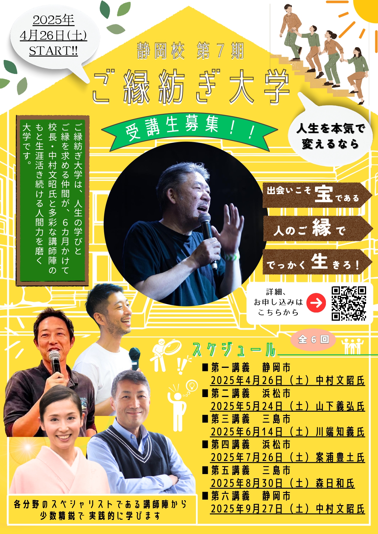 静岡7期生募集中／ | 中村文昭と学ぶ ご縁紡ぎ大学